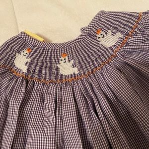 Ghost smocked dress